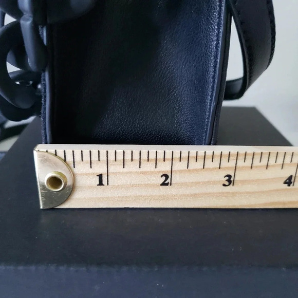 Pixie Mood Womans Black/White Vegan Leather Billie  Crossbody Bag. - Picture 14 of 14